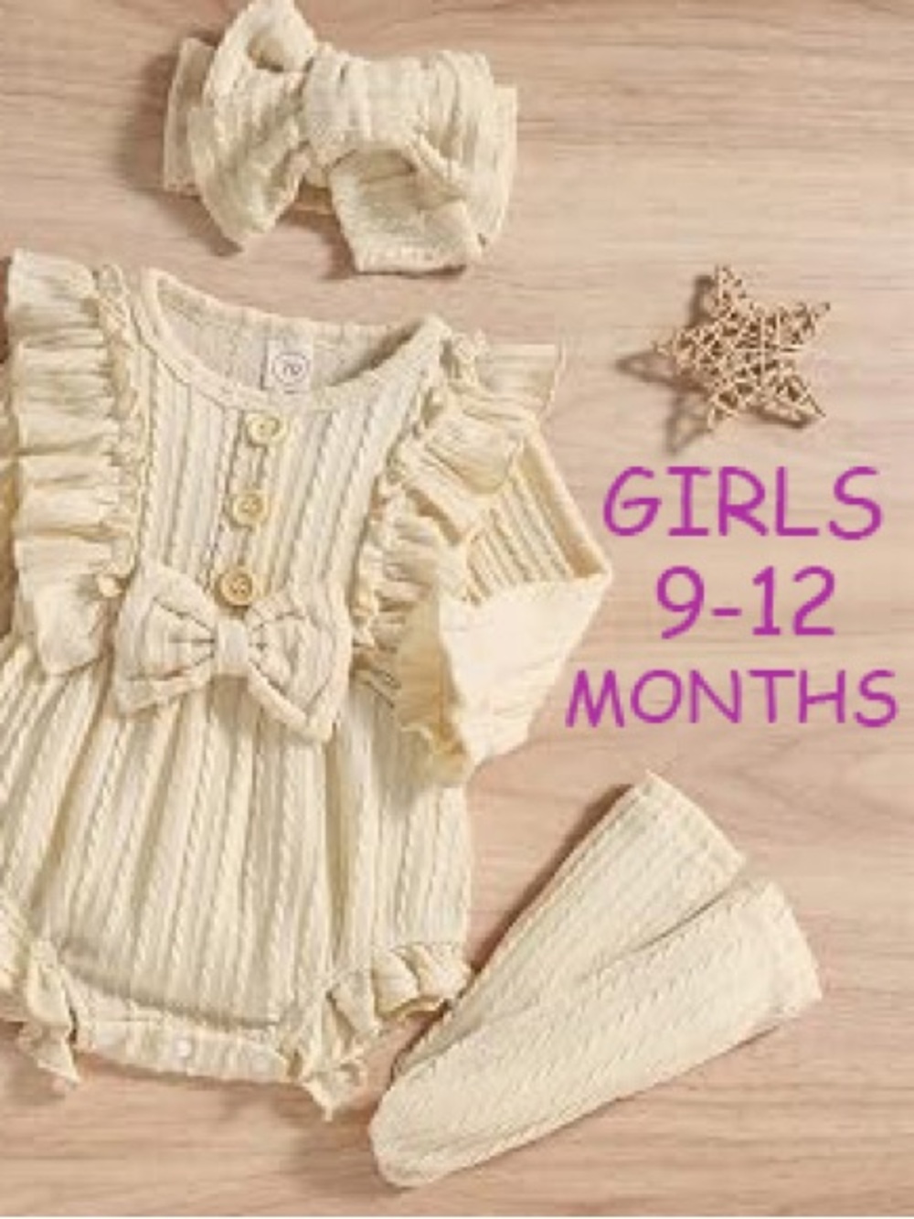 Girls 9 to 12 months
